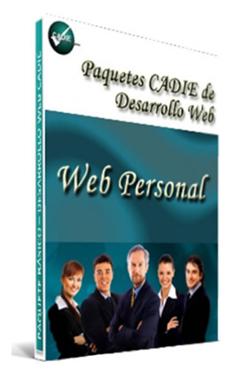 Empaque de paquete CADIE de desarrollo web personal