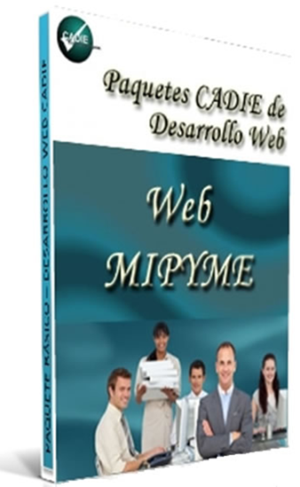 Empaque de paquete CADIE de desarrollo web MIPYME